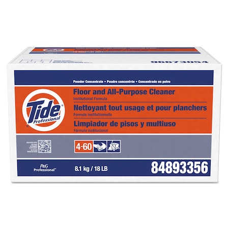 Tide Professional Floor and All-Purpose Cleaner, Unscented, 18 lb Box PGC 02363